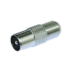 Space TV F type IEC Female   Male Adaptor Connector   10 Pack SPA-FCON2MALE