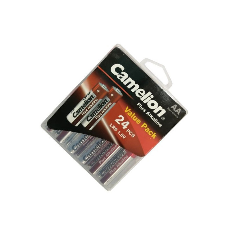 CAMELION  LR6 PBH24 AA Size Battery 1.5V Alkaline 24P per Pack LR6-PBH24