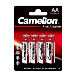 LR6 BP4 CAMELION LR6 BP4 AA Size Battery 1.5V Super Alkaline 4 per Pack LR6-BP4