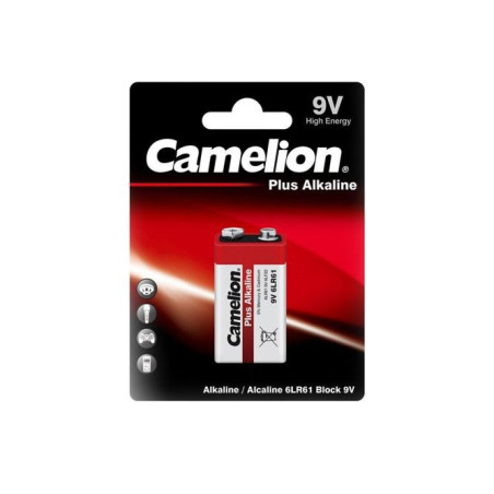 CAMELION 6LR61 BP1 9VBattery 580mAh SuperAlkaline 1 per Pack 6LR61-BP1