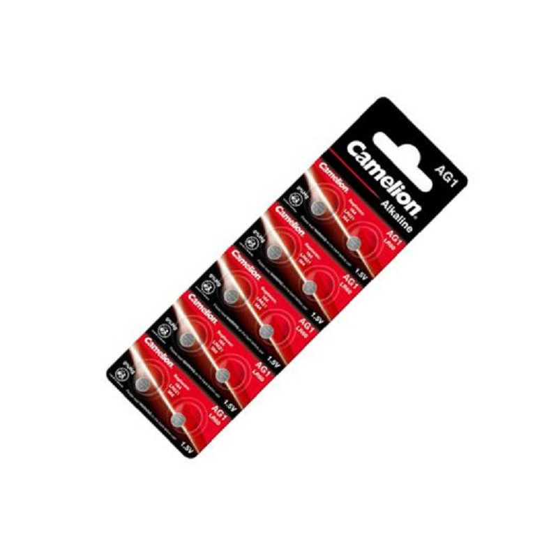 CAMELION AG1 BP10(0%Hg) Coin Battery SOX 1.5V 13mA 6.6x2.15 10P per Card AG1-BP10(0%Hg)