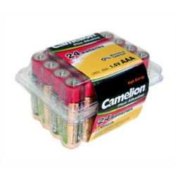 CAMELION LR03 PB24 AAA Size Battery Super Alkaline 24 per Pack LR03-PB24
