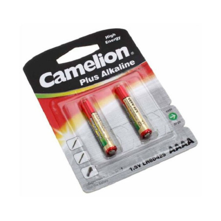 CAMELION LR8D425 BP2 AAAA Size 1.5V Battery Super Alkaline 2 per Pack LR8D425-BP2