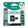 Apacer 64GB Class 10 Micro Sd+Adaptor   Retail Box   Limited Lifetime Warranty AP64GMCSX10U5-R