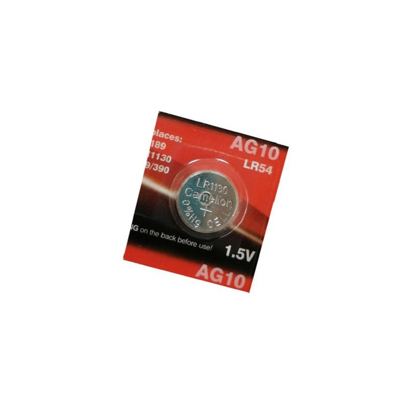 CAMELION AG10 BP1 A Coin Battery SOX 1.5V 80mA 11.6x3.1mm AG10-BP1