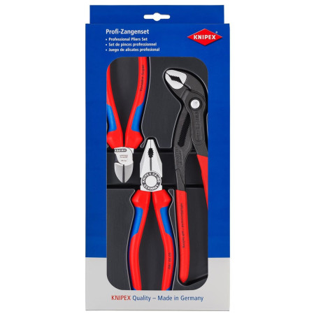 Knipex 00-20-09-V01 3 Piece Best Sellers Pliers and Cutters Tool Kit