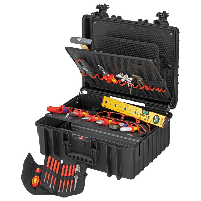 Knipex 00-21-36 Tool Case Robust34" Electric 26 parts"