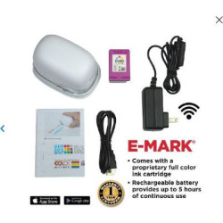 Colop e-mark Electronic Handheld Markind Devices for Digital Imprinting - White