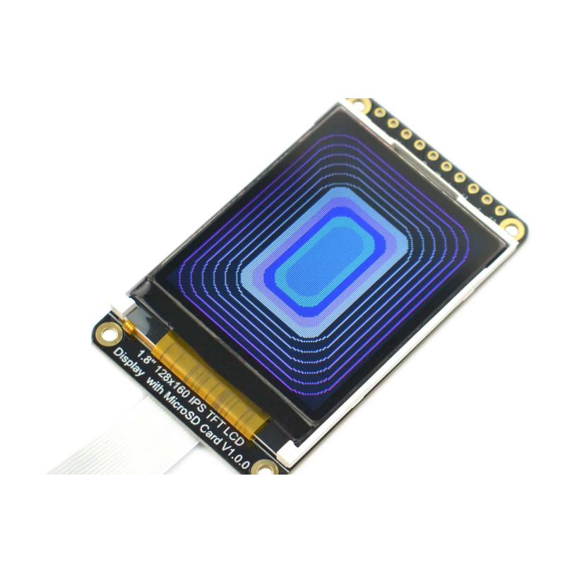 DFRobot DFR0928 Fermion: 1.8" 128x160 IPS TFT LCD Display with MicroSD Card Slot (Breakout) 4733239