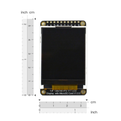 DFRobot DFR0928 Fermion: 1.8" 128x160 IPS TFT LCD Display with MicroSD Card Slot (Breakout) 4733239