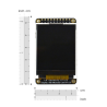 DFRobot DFR0928 Fermion: 1.8" 128x160 IPS TFT LCD Display with MicroSD Card Slot (Breakout) 4733239