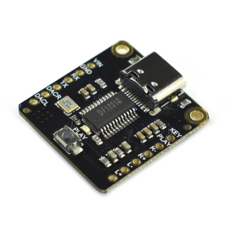 DFRobot DFR0768 Fermion: DFPlayer Pro - Dual Channel MP3 Module with 128MB Storage (Arduino / Raspberry Pi Compatible) 3879662
