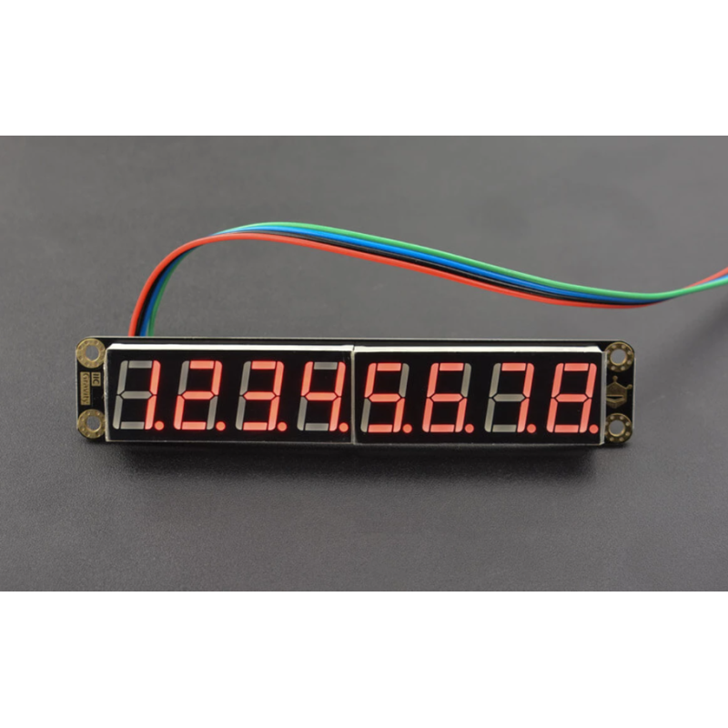 DFRobot DFR0646-R Gravity: 8-Digital LED Segment Display Module (Red)  3879656