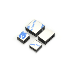 High-quality aluminium heatsink kit for Raspberry Pi 4B, designed to improve heat dissipation and prevent chip overheating.