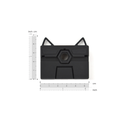 HUSKYLENS Development Board Silicone Enclosure – Protective Case (55 × 48 × 15 mm)