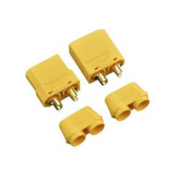 DFROBOT (FIT0588) Connector Kit, Bullet Connector, High Quality Gold Plated XT90 Plug & Receptacle Bullet Connector