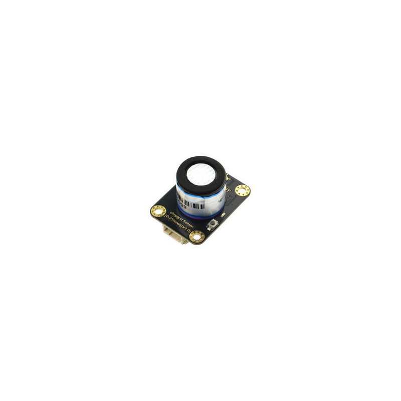 DFROBOT (SEN0322) Electrochemical Oxygen/O2 Sensor, Cable, Post, Screws, DFRduino UNO R3, ESP32, Raspberry Pi Boards