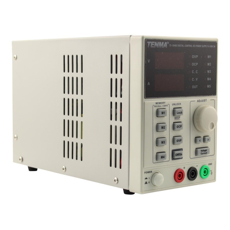 Tenma 72-10480 Single Channel Adjustable DC Power Supply