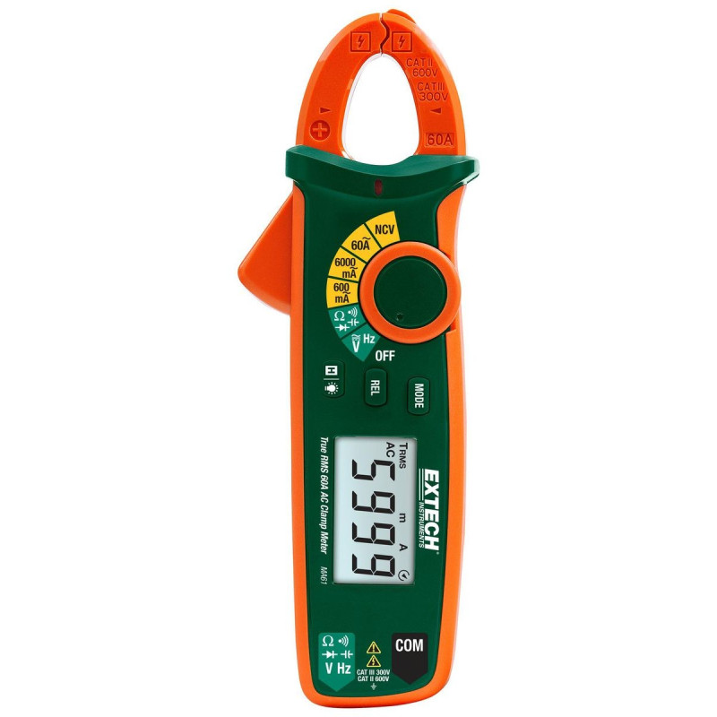 Extech Instruments MA63 True RMS 60A Clamp Meters &  NCV