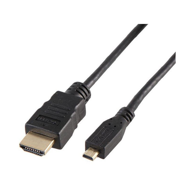 Pro Signal (PSG03807) HDMI A Plug  Micro HDMI D Plug  2m  Black