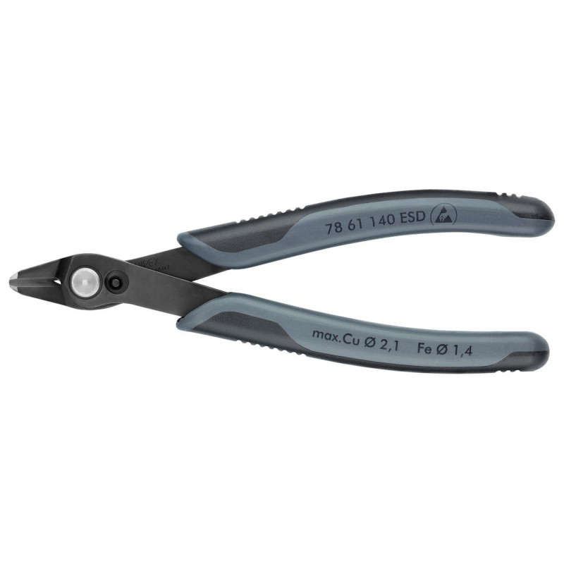 Knipex (78 61 140 ESD) Cutter  Precision  140mm  Shear  2.1mm