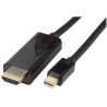 Pro Signal(PSG3264) Mini DisplayPort Plug  HDMI Plug  2m  Black