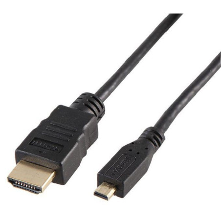 Pro Signal (PSG03806) HDMI A Plug  Micro HDMI D Plug  1m  Black