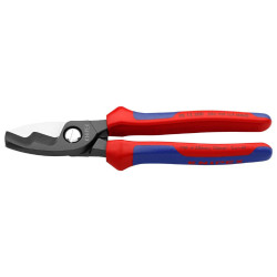 Knipex (95 12 200) Cable Cutter  70mm Capacity  Dual-Component Grips  200mm