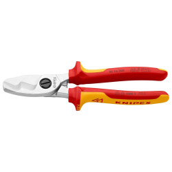 Knipex (95 16 200) Cable Cutter  Chrome Plated  Twin Cutting Edge