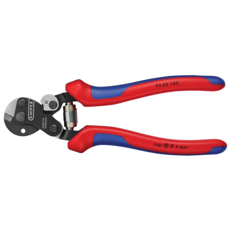 Knipex (95 62 160) Rope Cutter  Wire  Burnished  6 mm Cutting Capacity