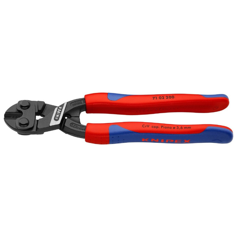 Knipex (71 02 200) Lever Action Centre Bolt Cutters with Precision Blades