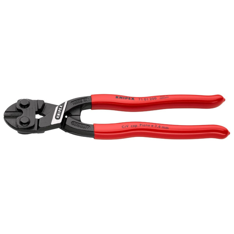 Knipex (71 01 200) Lever Action Centre Bolt Cutters with Precision Blades