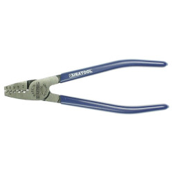 Duratool (D02000) Crimping Pliers  140mm  0.25mm to 2.5mm capacity