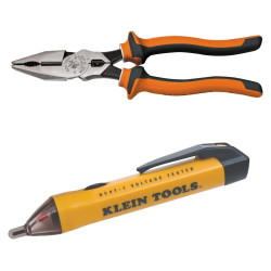 Klein Tools (12098EINS & NCVT PROMO) Side Cutting Plier  With NCV Tester