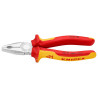 Knipex (03 06 180) 180mm VDE Combination Pliers with Cutting Edges