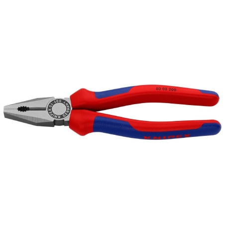 Knipex (03 02 200) 200mm Combination Pliers with Cutting Edges