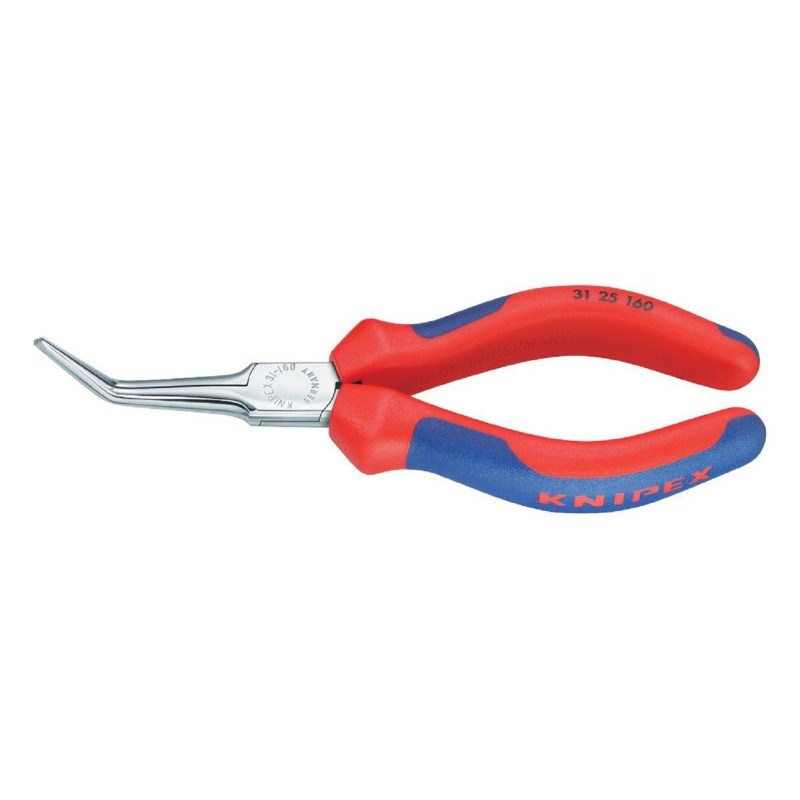 Knipex (31 25 160) 45° Bent Jaw Chrome Plated Needle Nose Pliers