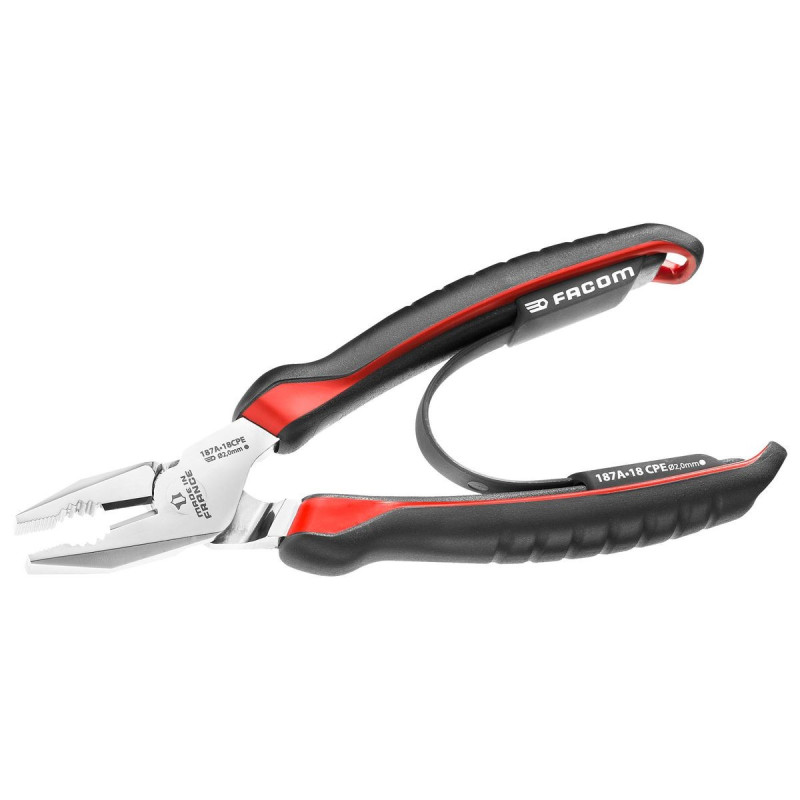 Facom (187A.18CPE) Combination Plier  2mm Jaw Opening  185mm