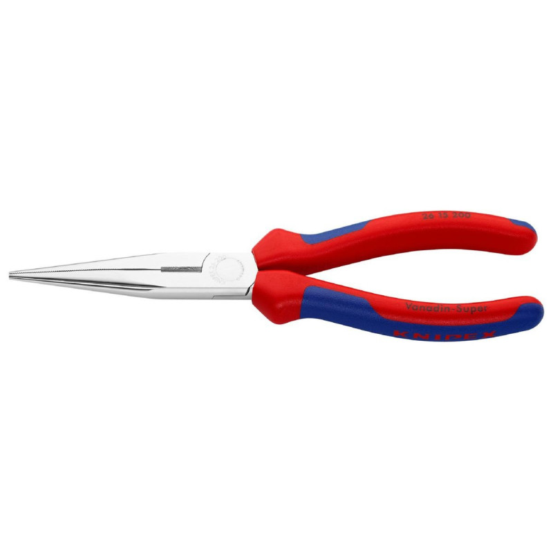 Knipex (03 01 160) 200mm Straight Jaw Snipe Nosed Side Cutting Pliers