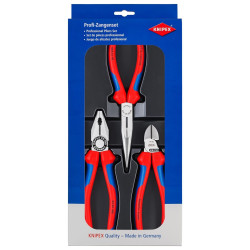 Knipex (002011) Pliers Kit with Two Colour Dual Component Handles