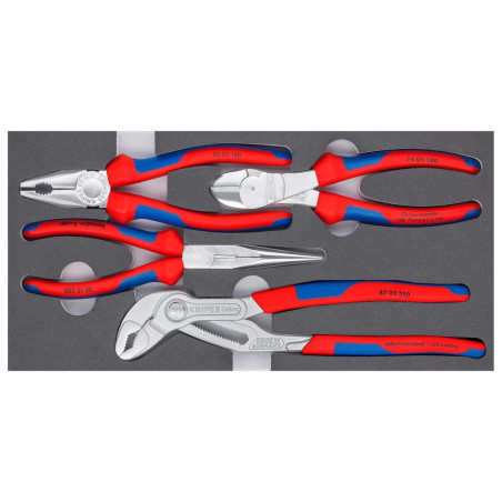 Knipex (00 20 01 V17) Plier Set  Chrome  4 Piece