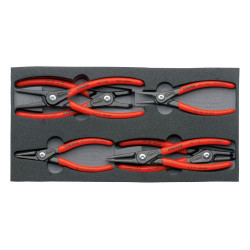 Knipex (00 20 01 V02) Plier Set  Precision  Circlip  Foam Tray  6 Piece