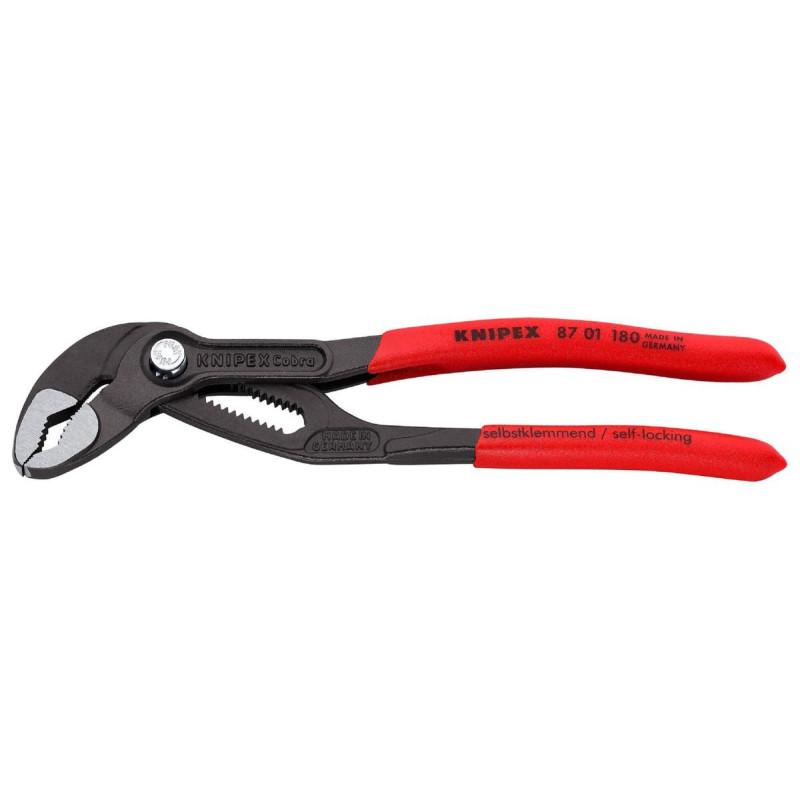 Knipex (8701-180) 180mm Length Cobra Adjustable Grip Water Pump Plier