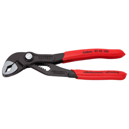 Knipex (87 01 150) 150mm HiTech Water Pump Pliers with Non-slip Handles