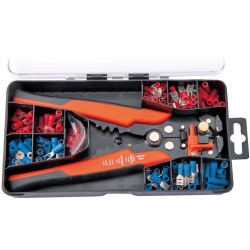 Duratool (D03425) Wire Stripper & Crimp Set  0.2 to 6 mm