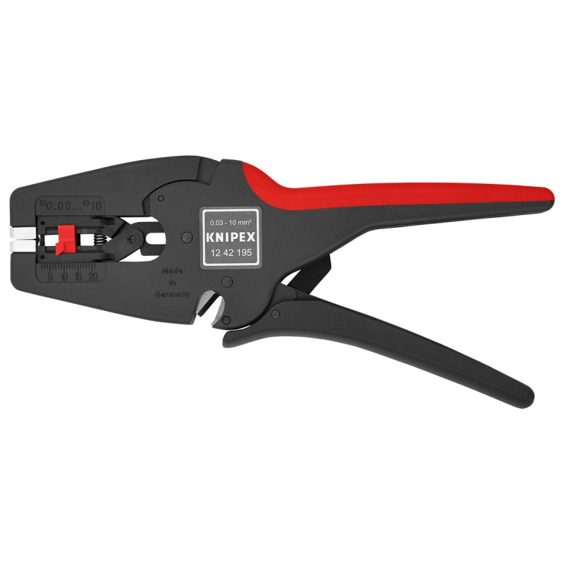 Knipex (12 42 195) Self-Adapting Wire Stripper  195mm 32-7 AWG / 0.03-10mm