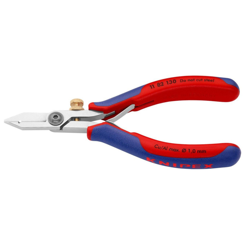 Knipex (11 82 130) Wire Stripper  Adjustable  130mm  0.03-1mm