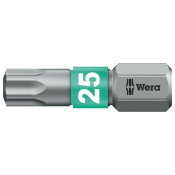 Wera (05066126001) Hex Driver Bit  Torx  T25 Bit  25 mm Overall