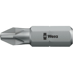 Wera (05056805001) Hex Driver Bit  Pozidriv  PZ0 Bit  25 mm Overall