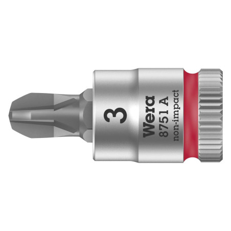 Wera (8751 3 X 28MM) Hex Driver Bit  Phillips  PH3  28mm